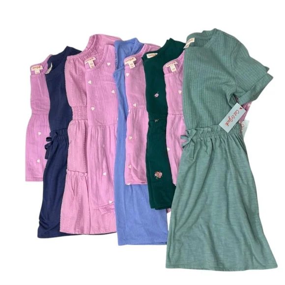 Lot 9pcs of Girl Dresses, Summer Dresses, Mix Sizes, Designs and Brands - Picture 4 of 4